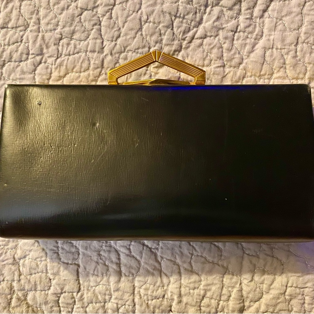 Vintage Evans Black Clutch